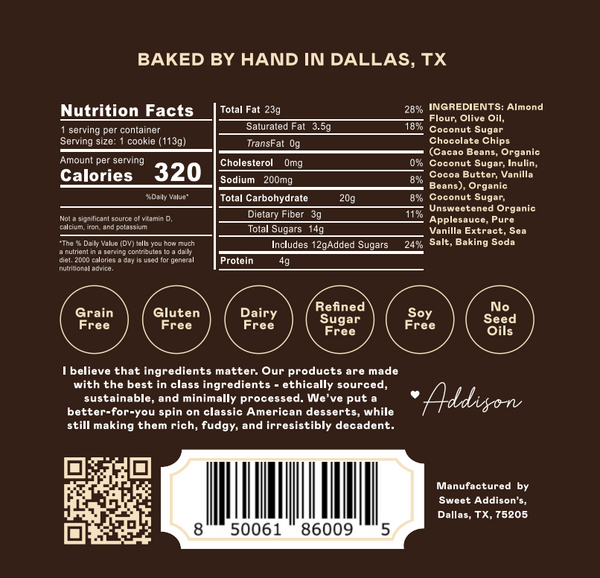 Vegan Chocolate Chip Cookies – Gluten-Free, Dairy-Free | Sweet Addison's
