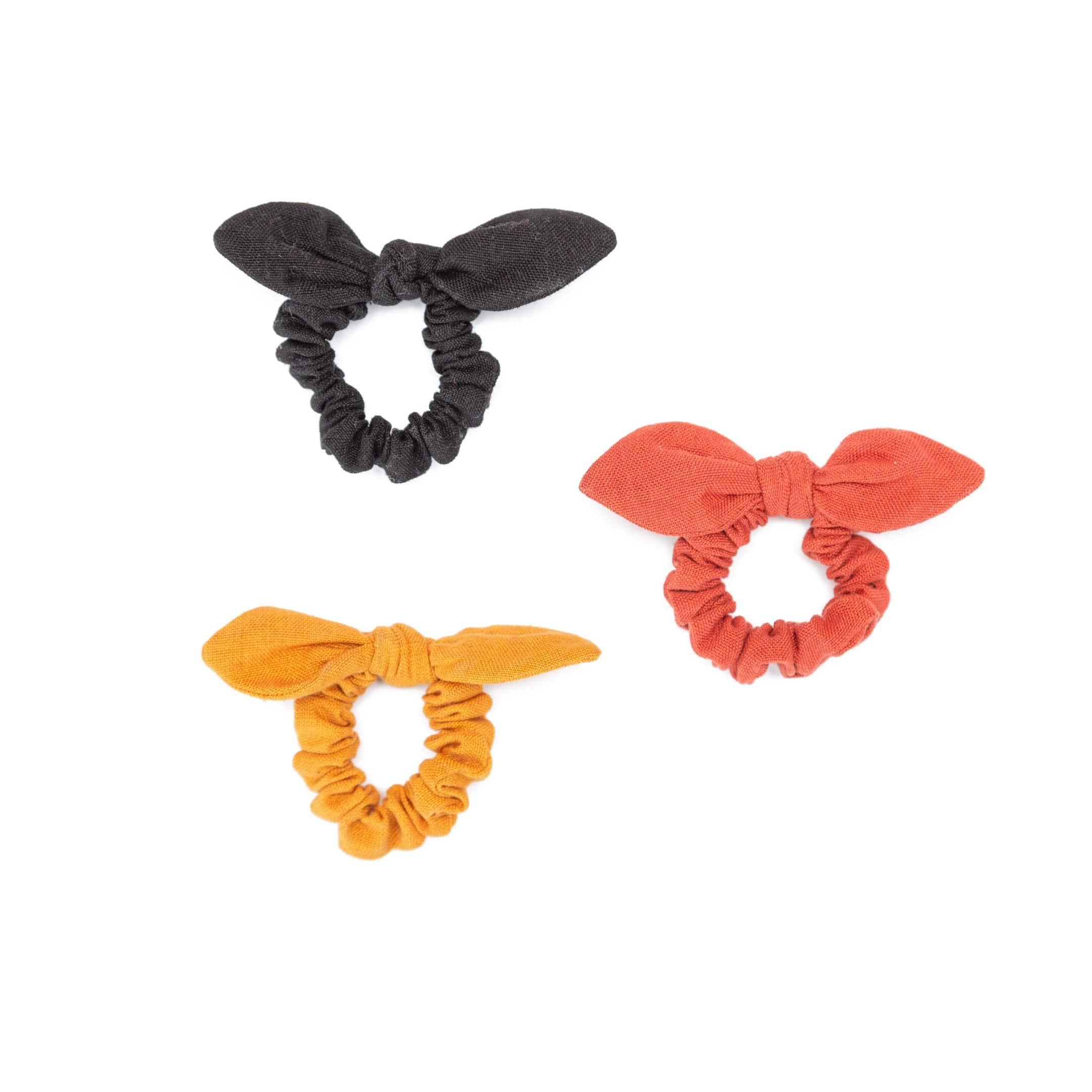 Tie Scrunchies - Set of 3