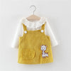Corduroy Suspender Dress Top Set by RYAN AND REMI in organic cotton