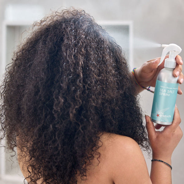 Plaine Products Sea Salt Spray – Natural Beach Waves & Volume