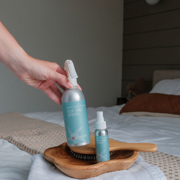 Plaine Products Sea Salt Spray – Natural Beach Waves & Volume