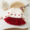 Heart Sweater Tulle Skirt Set styled as a gift outfit