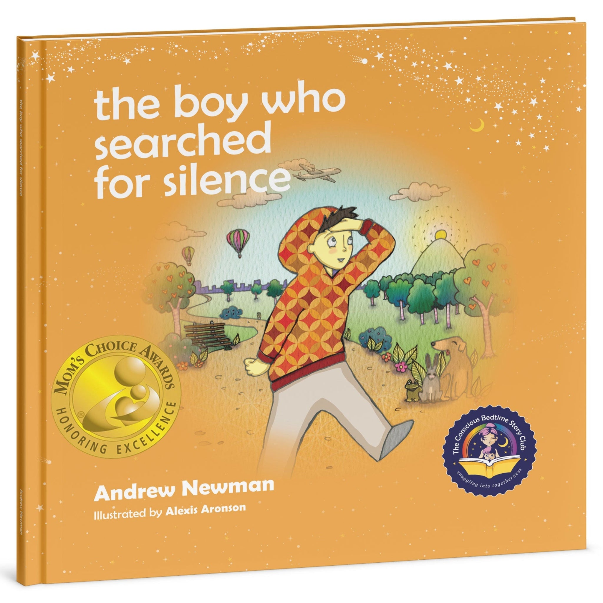 The Boy Who Searched for Silence award-winning mindfulness children's book by Conscious Stories
