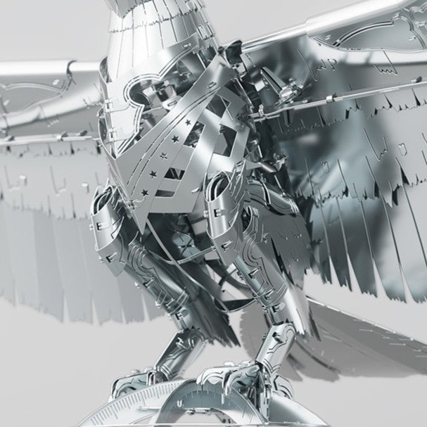 Unity Wings Silver Armor stainless steel eagle model kit