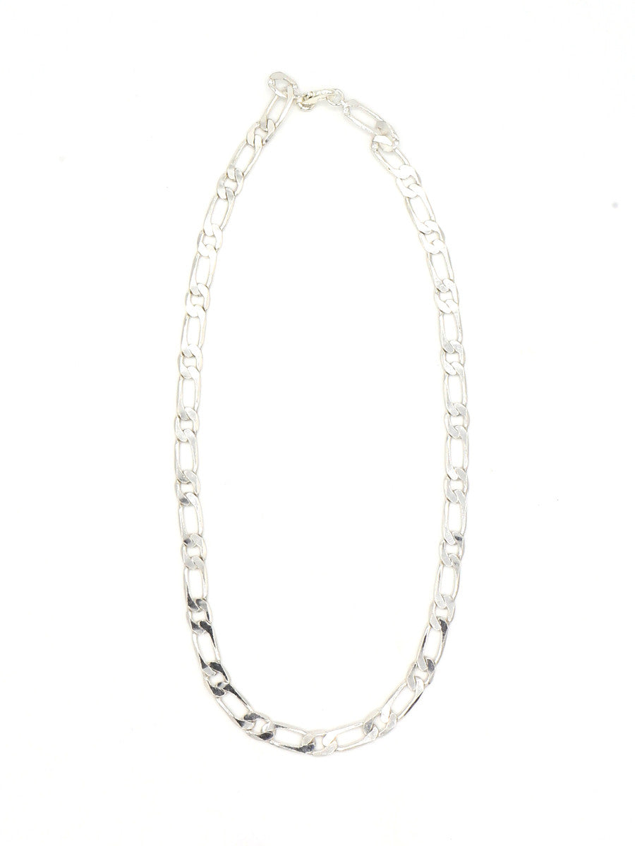 Fair Anita silver chunky chain necklace flatlay, eco-friendly recycled metal statement jewellery