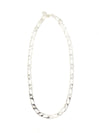 Fair Anita silver chunky chain necklace flatlay, eco-friendly recycled metal statement jewellery