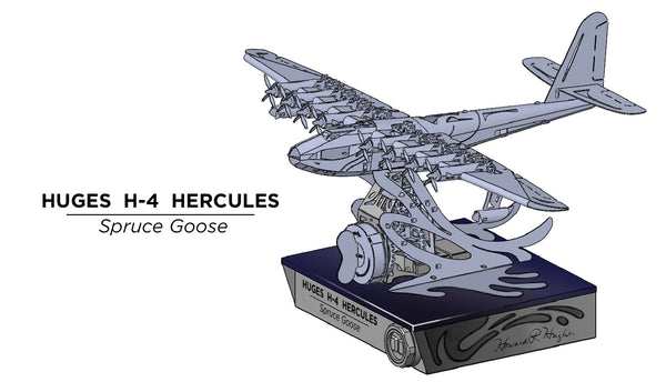 Celestial Hercules Spruce Goose Metal Model Kit - Stainless Steel