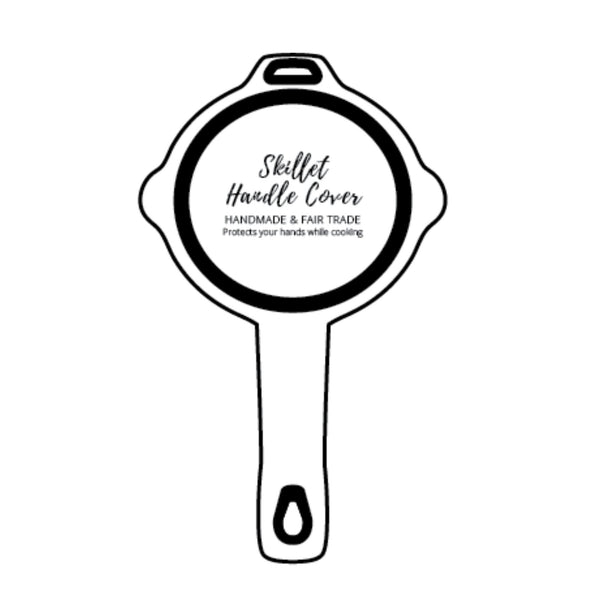 Front of the product tag for the Skillet Handle Holder