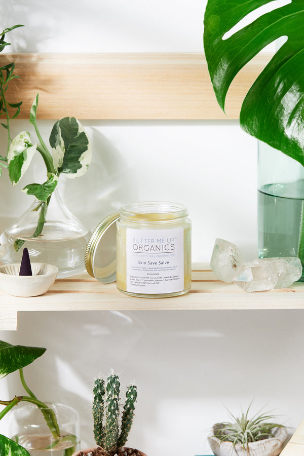 Skin Save Salve organic neem and tea tree antifungal salve by Butter Me Up Organics