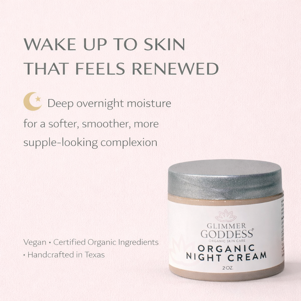Organic Anti-Aging Night Cream – Firming & Skin Renewal 2 oz