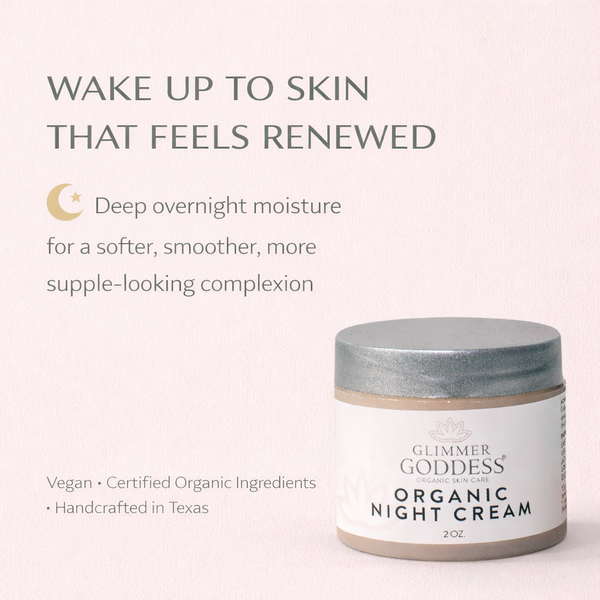 Organic Anti-Aging Night Cream – Firming & Skin Renewal 2 oz