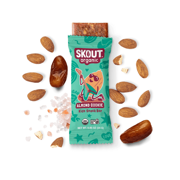 Skout Organic Almond Cookie Kids Bar – 6 Clean Ingredients