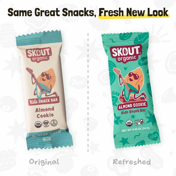 Skout Organic Almond Cookie Kids Bar – 6 Clean Ingredients