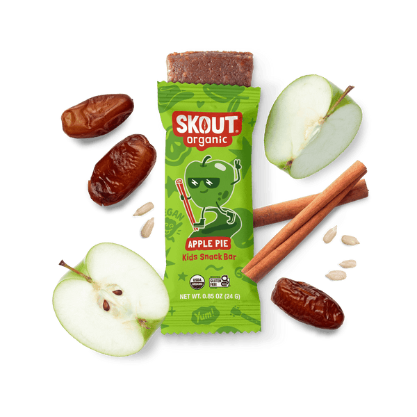 Skout Organic Apple Pie Kids Bar | 5 Clean Ingredients