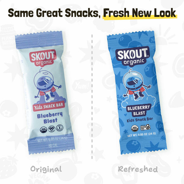 Skout Organic Blueberry Blast Kids Bar | 5-Ingredient Snack