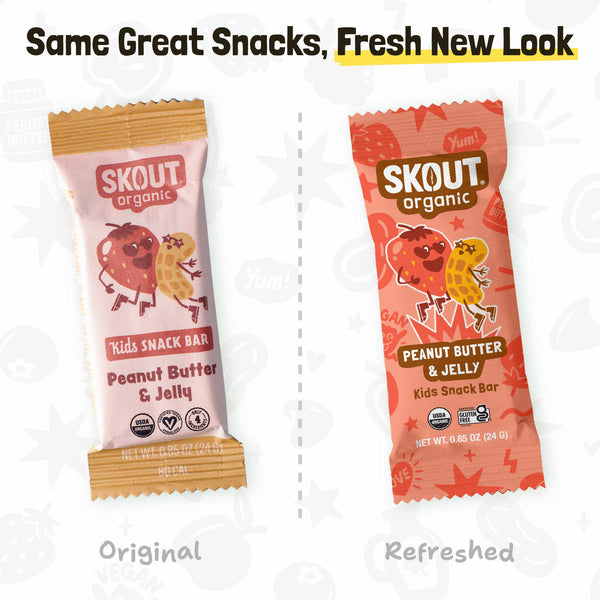 Skout Organic Small Batch Kids Snack Bars – 36-Pack Variety