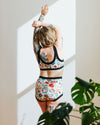 Back view of Sky Rise Inked Up underwear with original artwork by Oregon tattoo artist Connie Gabbert
