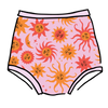 Thunderpants Sky Rise Luna y Sol high-waist organic cotton underwear with celestial sun and moon print