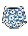 Thunderpants Sky Rise Moody Blooms wintery floral print underwear flat lay