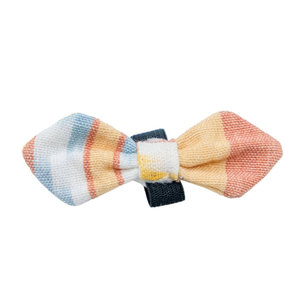 Dress up your furry friend with our stylish and sustainable pet bow ties. Handmade with love and perfect for any occasion.