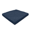 Navy blue cushion on a white background