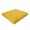 Yellow cushion on a white background
