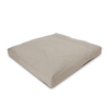 Beige cushion on a white background