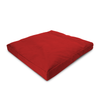 Red cushion on a white background