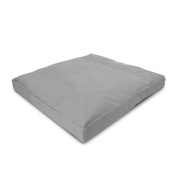 Gray cushion on a white background