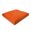 Orange cushion on a white background