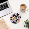 Small Spiral Spiced Trivet – Handwoven Guatemalan Cotton Mug Warmer