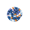 Small Spiral Spiced Trivet – Handwoven Guatemalan Cotton Mug Warmer