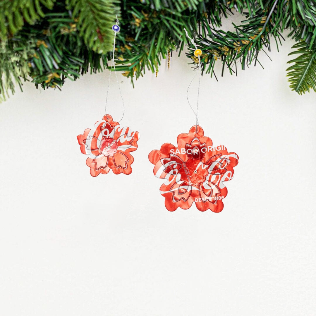 Add a touch of eco-friendly charm to your holiday tree with our Recycled 3D Flower Ornaments. These unique ornaments are made from recycled materials and feature beautiful details and vibrant colors. Order yours today and make a positive impact on the environment while adding a festive touch to your home.