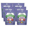 Multiple packages of Lovely Organic Chewy Candies Sour on a white background