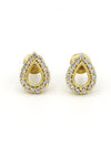Fair Anita Sparkle Teardrop Stud Earrings — sustainable recycled metal jewellery, perfect gift for her