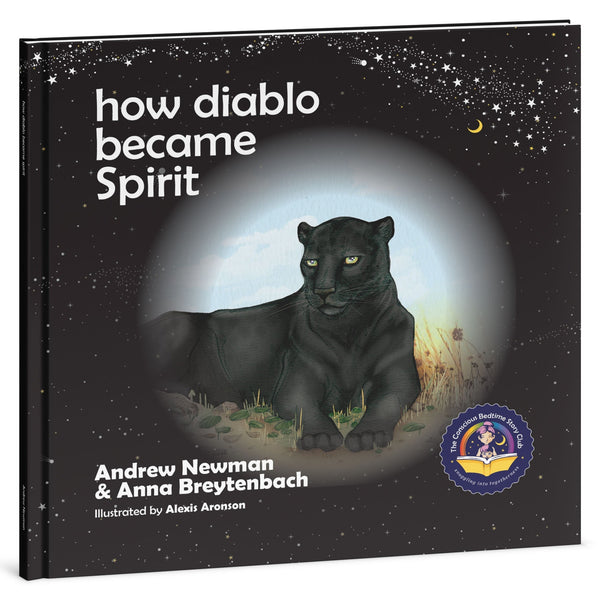 How Diablo Became Spirit children's book 3D front cover by Conscious Stories