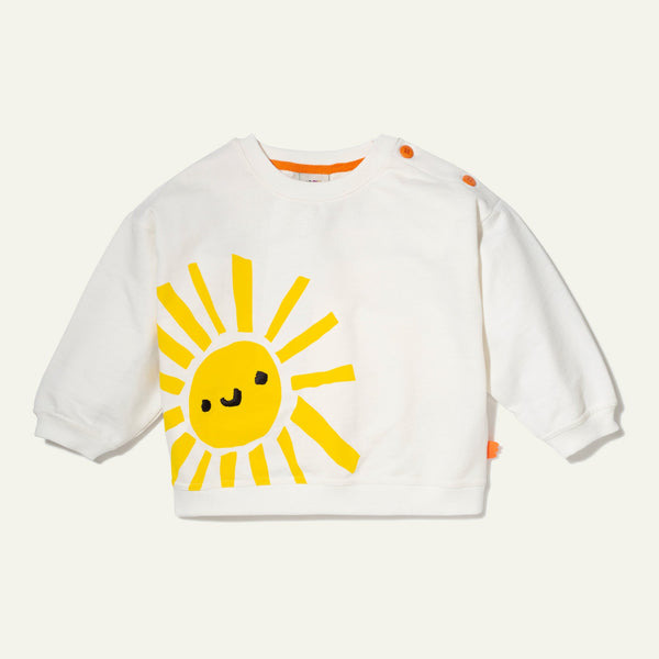 Recycled Cotton Sun Kid Sweatshirt