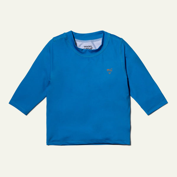 UPF 50+ Recycled Polyester French Blue Baby Rashguard