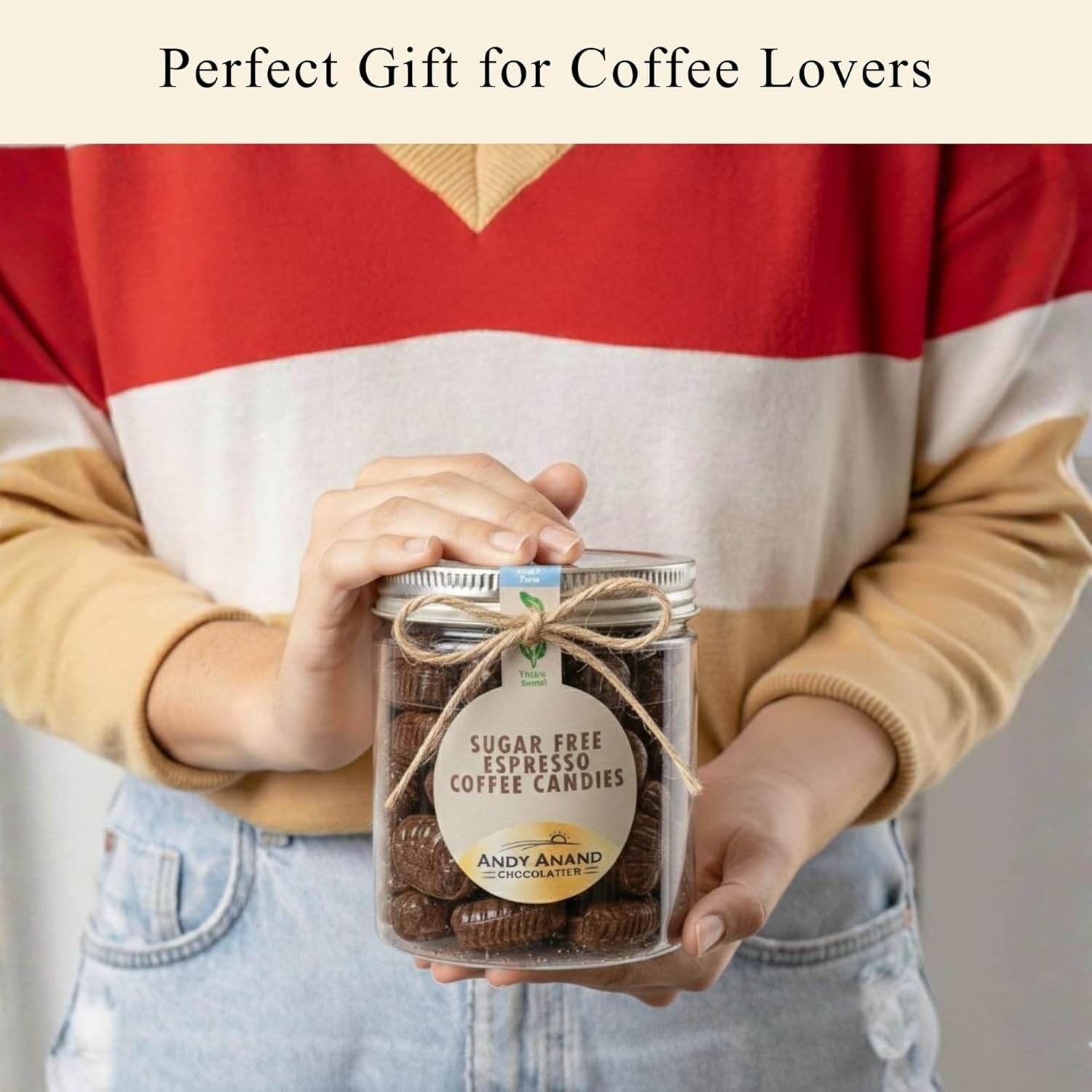 Andy Anand sugar-free espresso hard candies — keto-friendly Italian coffee candy sweetened with stevia