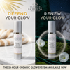 Glimmer Goddess Organic Day and Night Duo, SPF 30 day cream and night cream side by side