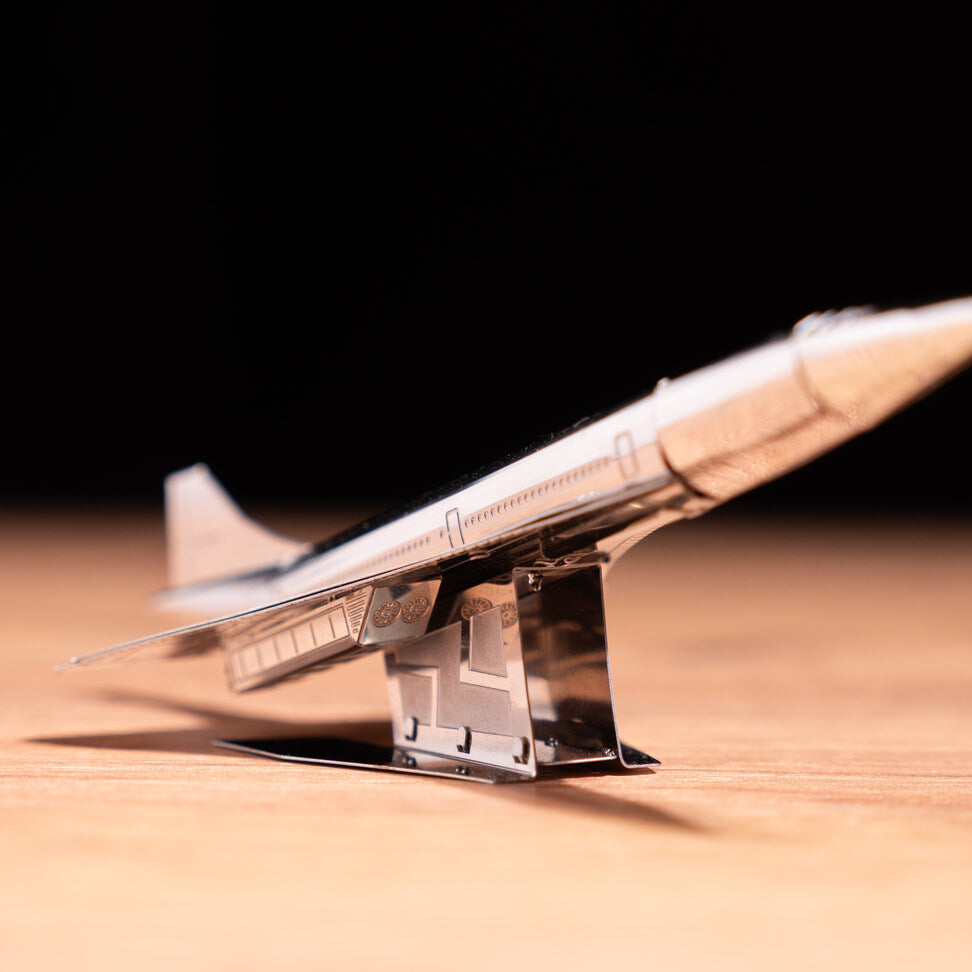 Supersonic Legend Concorde model showing ogival delta wing design