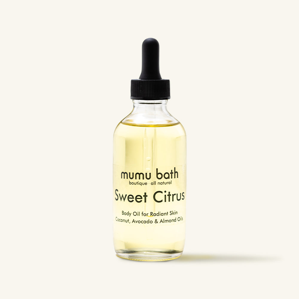 Sweet Citrus Glow: All-Natural Body Oil (Hydrates, Brightens, Repairs, Vegan, Gentle)