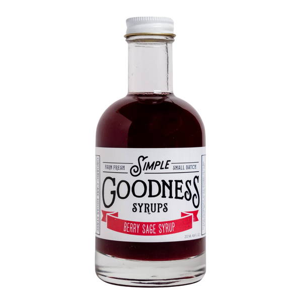 Berry Sage Syrup - Local, Organic Flavor for Cocktails, Desserts & More