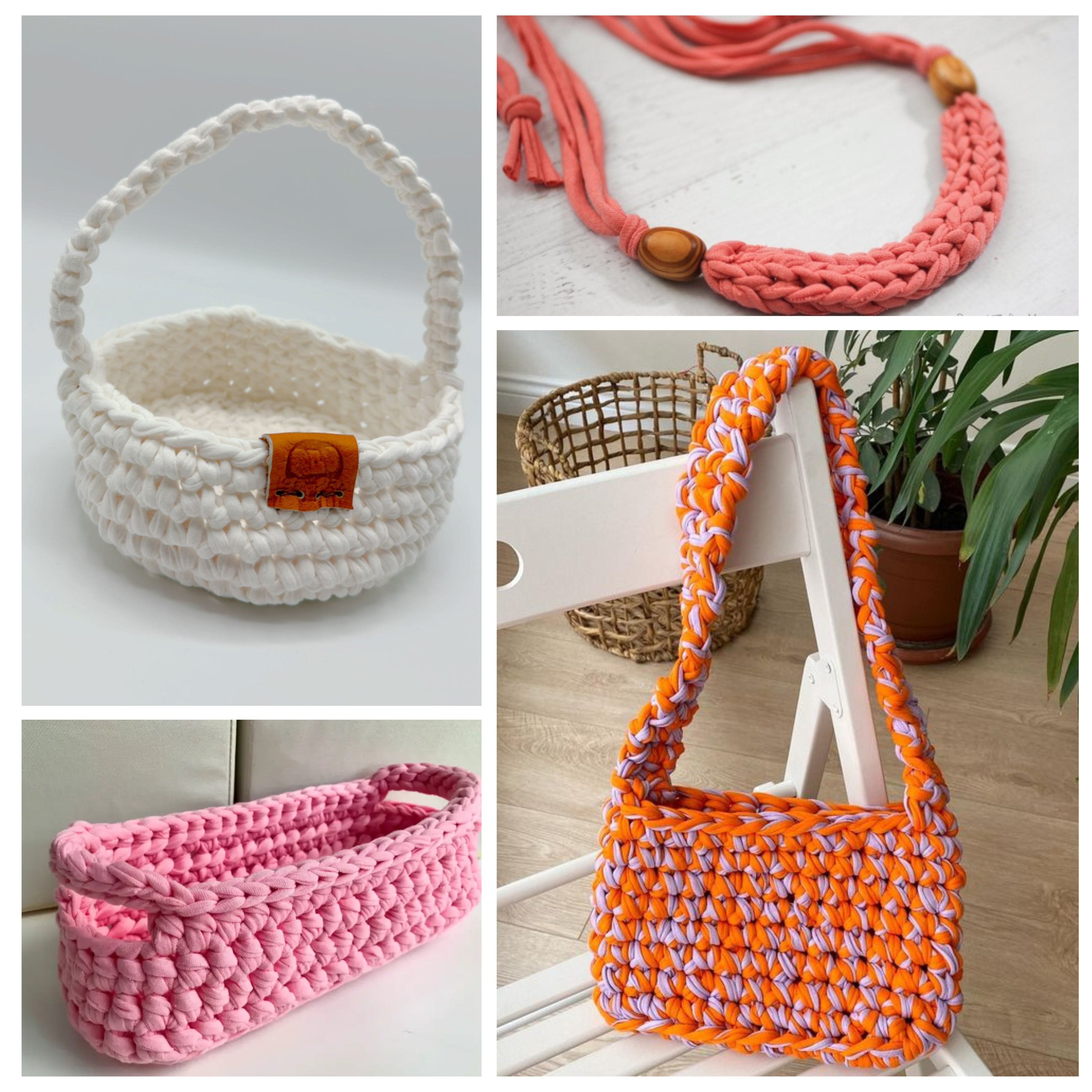 Ganxxet recycled T-shirt fabric yarn in Sunflower colour displayed as a lifestyle crafting flatlay