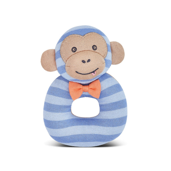 Marvin Monkey organic cotton teething rattle from Apple Park & Organic Farm Buddies