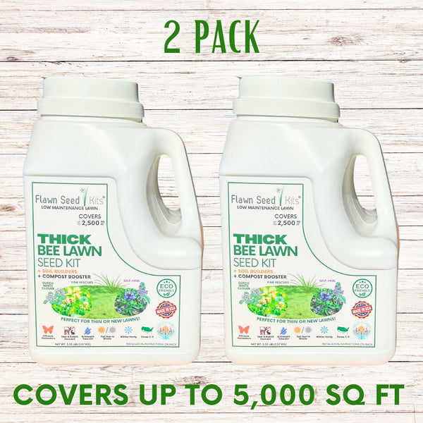 Thick Bee Lawn Seed Kit: Grow a Lush, Pollinator-Friendly Lawn