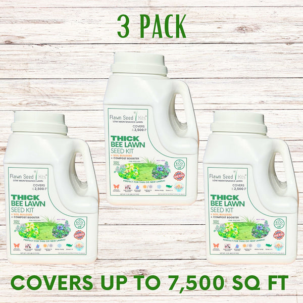 Thick Bee Lawn Seed Kit: Grow a Lush, Pollinator-Friendly Lawn