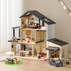 Tiny Land Sweetwood Edge wooden dollhouse and wooden dollhouse garage bundle