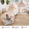 Tiny Land® 5-in-1 Discovery Play Tunnel for Kids – Soft Peachskin Polyester