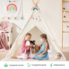 Tiny Land® Kids Teepee Tent with Padded Floor Mat – Cotton Canvas Play Tent